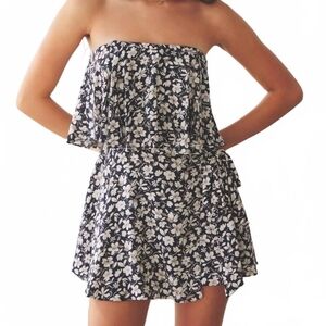 NWT MUSTARD RYLEIGH SUPERCUTE FLORAL ROMPER